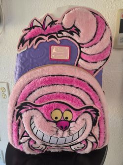 Disney Loungefly Mini backpack bag cheshire cat alice in wonderland