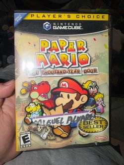Paper Mario the thousand year door for GameCube