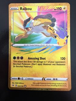 Raikou 050/185 Pokémon Card Vivid Voltage
