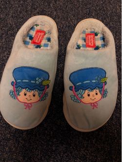 Blueberry slippers.
