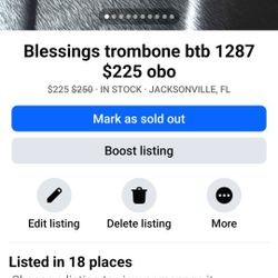 Trombone  Any Reasonable Offer 