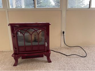 Duraflame heater Maroon working