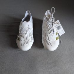 Adidas Predator elite ft fg- white/gold size 9