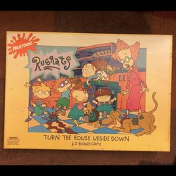 1992 Nickelodeon Rugrats 3D Board Game Turn The House Upside Down 
