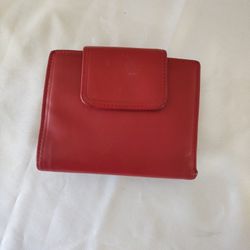 Red wallet like new