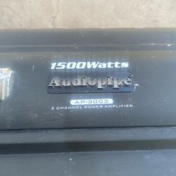1500 watts Audio pipe  2 Channel power app