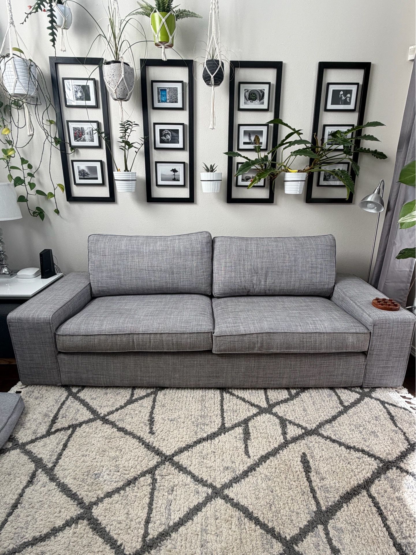 KIVIK Sofa gray 3-seat - excellent condition