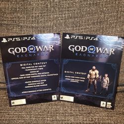 *new* Ps4 & Ps5 God Of War Ragnarok Collectors Edition Codes
