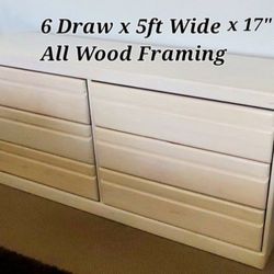 Wood Dresser Used Built To Last - Palm Springs 