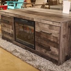 🇺🇸HUGE Ashley Furniture Blowout Sale!🇺🇸 Large TV Stand W/ Fireplace! $50 Down Takes It Home Today! 