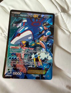 Pokémon TCG Team Aqua's Kyogre EX 6/34 Double Crisis Ultra Rare Holo Basic