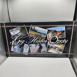 NEW GIG HARBOR-OPOLY BOARD GAME  A Game Celebrating The Community And Traditions Of GIG HARBOR  