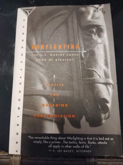 Warfighting The US Marine Corps Book Of Strategy 
