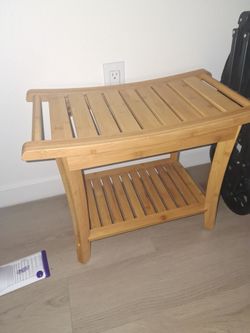 Bamboo bench