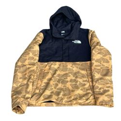 The North Face Men's Fallback Hoodie Jacket Insulated Camo/Black Sz M NWT