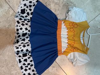 Jessie Toy Story Girls Costume Dress 2/3 years