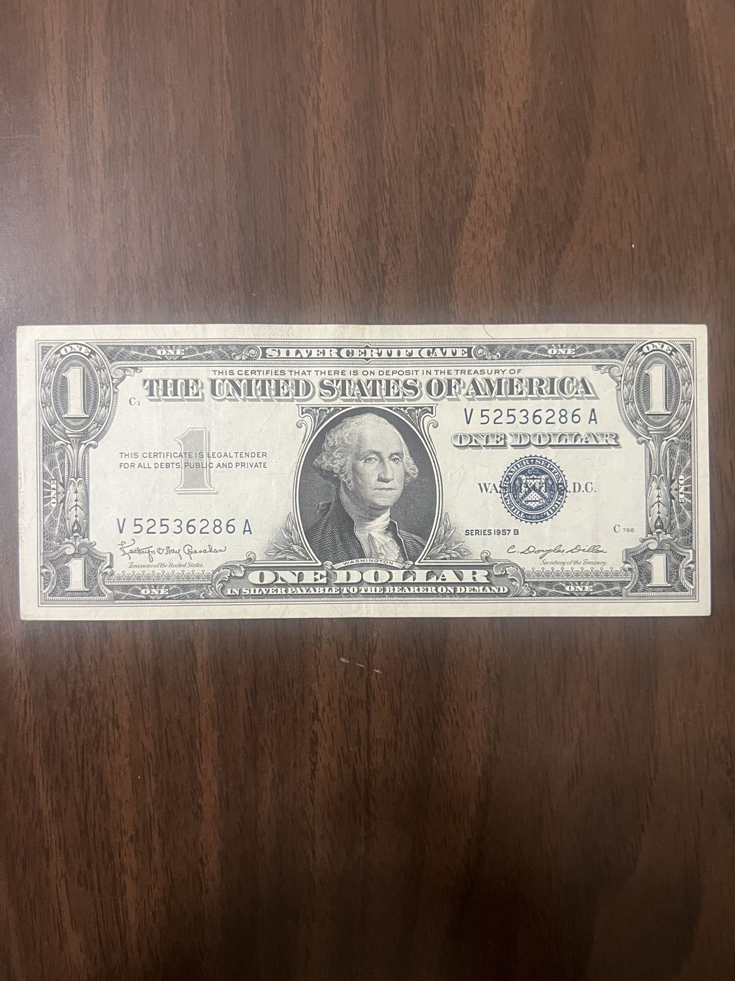 1957 $1 Silver Certificate