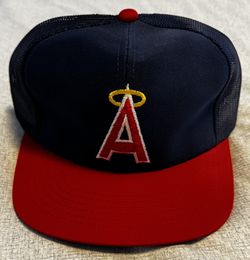 California Anaheim Angels Sports Specialty Snapback Mesh Trucker Blue Hat New