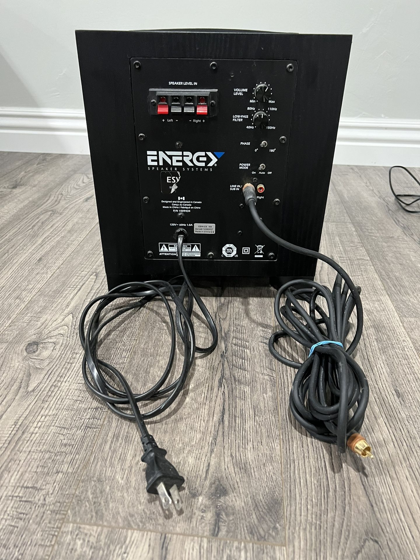 Energy ESW C8 Inch Subwoofer