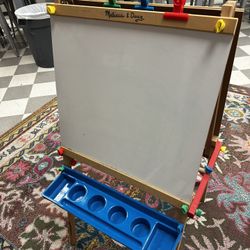Deluxe Standing Wooden Art Easel-Melissa and Doug