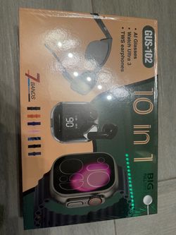 GUS-102 10-in-1 Smart Watch Bundle