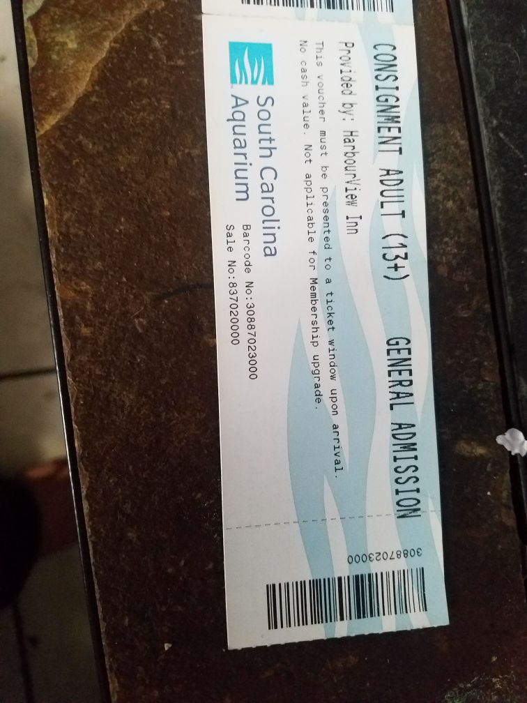 SC Aquarium Tickets