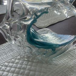 Selling 2 Beautiful Blown Glass Waves