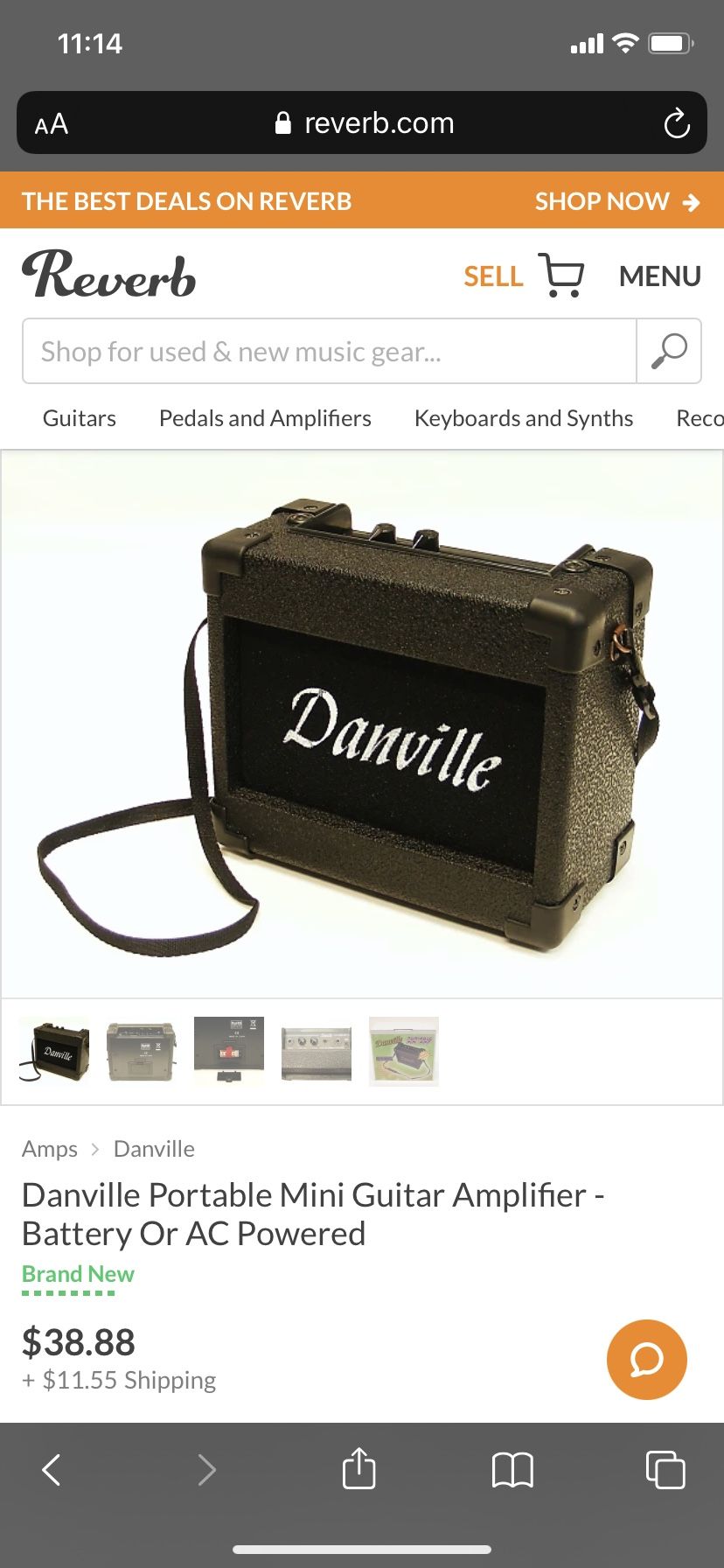 Portable Mini Guitar Amp