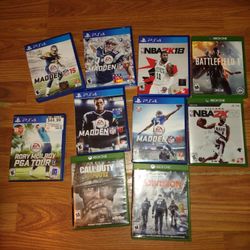 PS4 And Xbox One Games