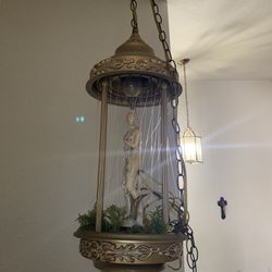 Vintage Goddess Oil Lamp