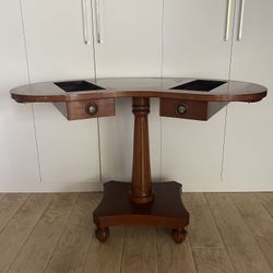 Vintage Mahogany Plant Stand Table