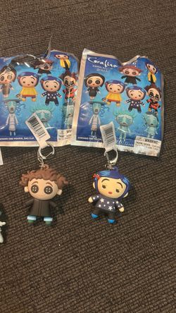 Coraline Figural Bag Clip Keychain