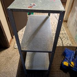 IKEA Galvanized Metal Shelf