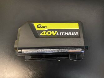 40V RYOBI BATTERY 6.0