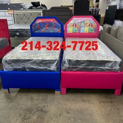 Twin Bed With Mattress 