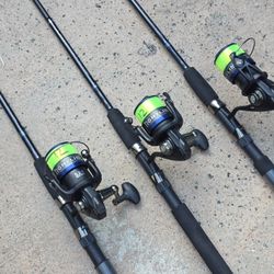 Tightline Fishing Reel..New 12 Lb Line/Repaired TipsTightline Rod...70.00 Each