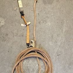 6ft Safety Lanyard 900lbs with Shock Absorber and Hooks