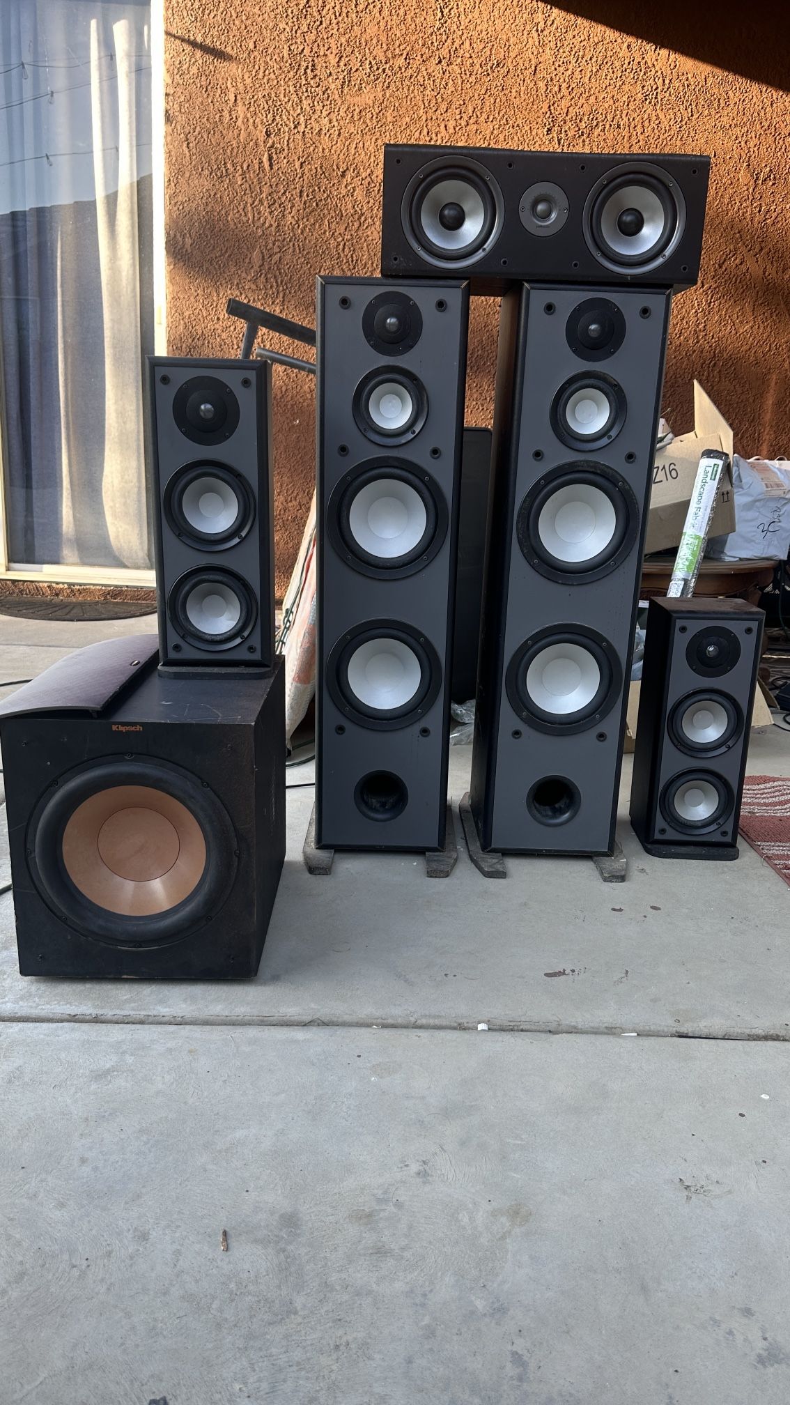 Home Audio Speaker Setup