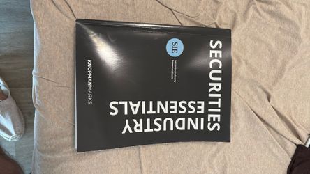 Knopman Marks SIE (Securities Industry Essentials) Study Book