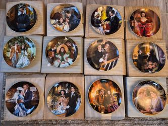 Collectors Decorative Plstes Set-Gone with the Wind series