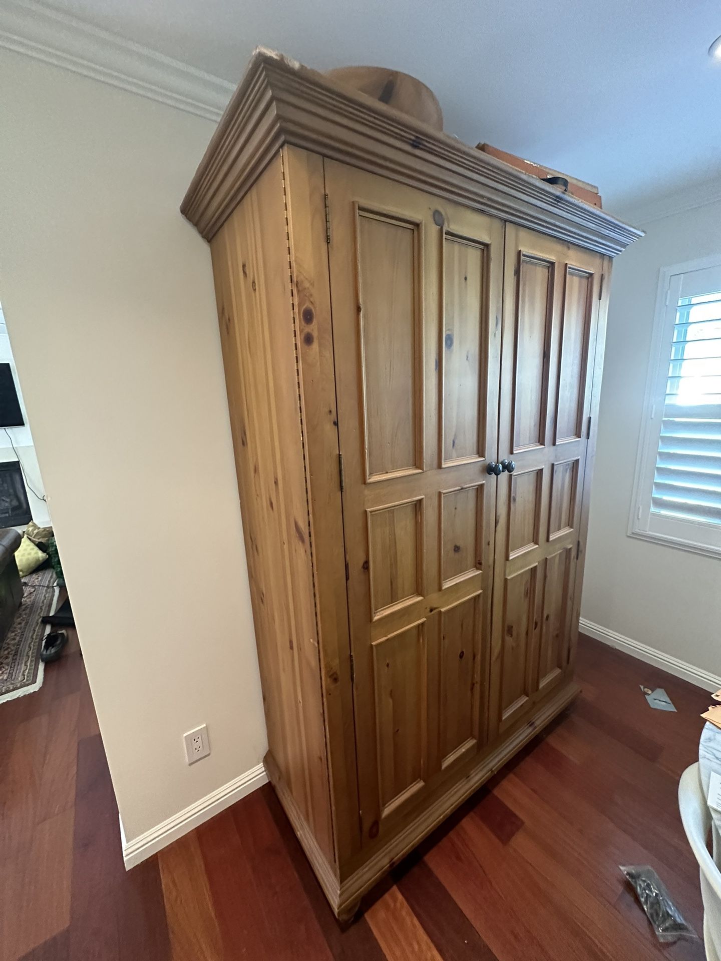 Rare Restoration Hardware Office Armoire 