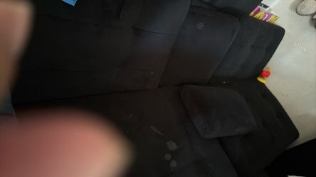 Black couch