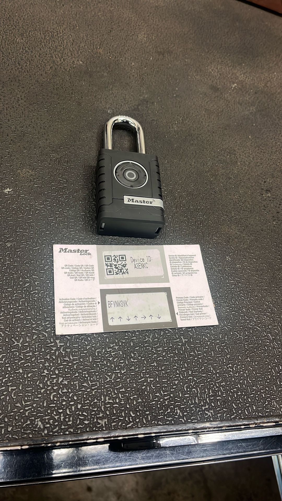 mater blue tooth lock never used