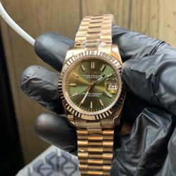 SEIKO MOD - DateJust - Rose Gold Olive
