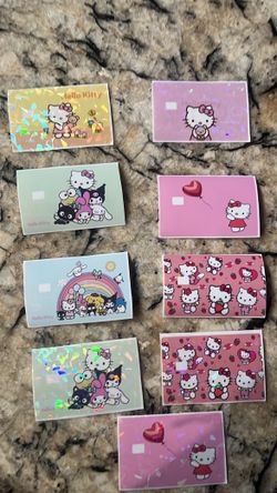 Hello Kitty Debit Card Decals Stickers 