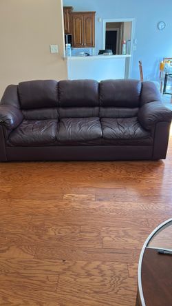 Leather sofa