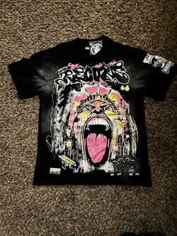 Hellstar NYC Records 2025 "Liberty Scream" Tee - Black size small