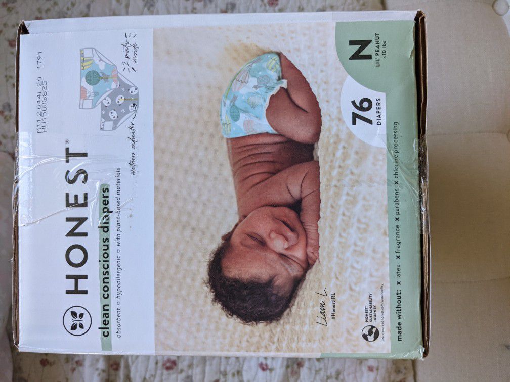 Honest Newborn diapers 