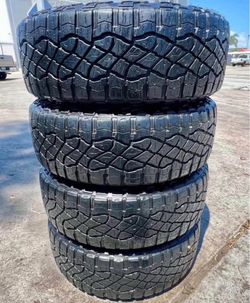 4 GOODYEAR LT 265/60/20 MUD TERRAIN TIRES $320 CASH TOTAL‼️ FREE INSTALL‼️
