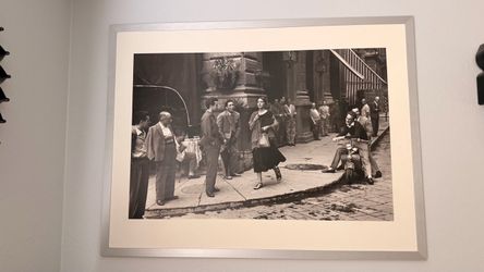 Framed Black and White Street Photography Print